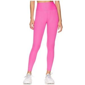 Year of Ours leggings ribbed High waist pull on hot pink size Small S